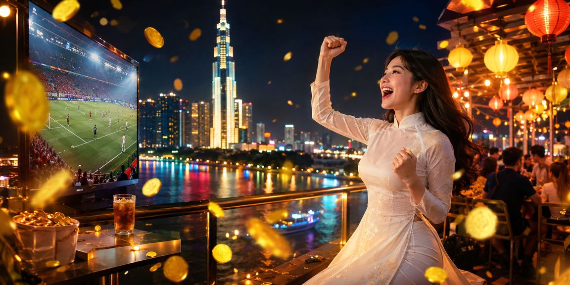 Phụ nữ áo dài tại TP. Hồ Chí Minh tham gia xổ số và cá cược thể thao trực tuyến
