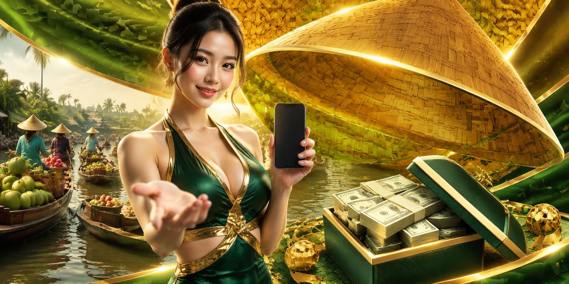 Người dùng vùng đồng bằng sông Cửu Long trải nghiệm casino trên điện thoại với nón lá truyền thống